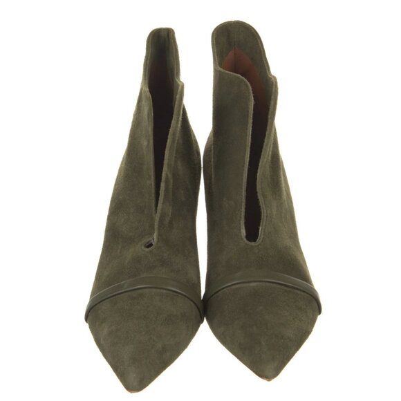 Malone Souliers green suede boots, size 7 - Picture 4 of 5
